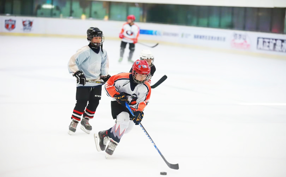 南山区举行2021年青少年冰球锦标赛