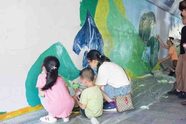 桃源社区“记录我的童年时代”儿童墙绘趣味教育公共文化项资料图片2