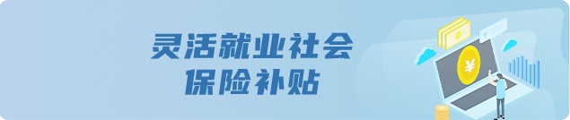 灵活就业社会保险补贴