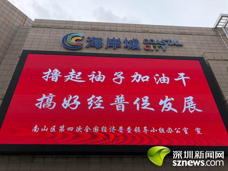 全省第四次全国经济普查综合试点在南山启动(一)
