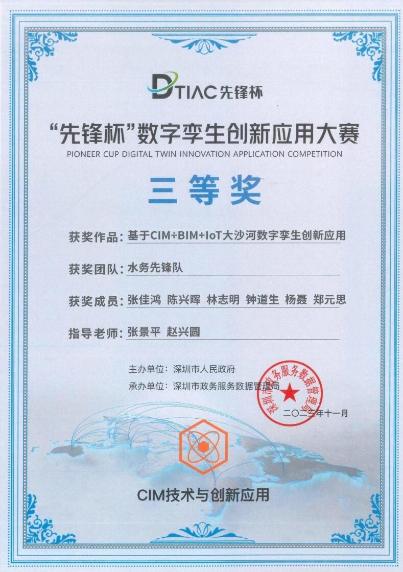 南山在这个全球性大赛中喜获三等奖_1